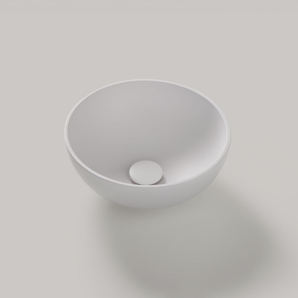 Mineralguss-Waschschale rund, ø 36 cm – Minera Elara